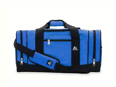 Everest Unisex Sporty Gear Duffel Bag Royal Blue • $20.10