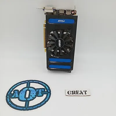 MSI GeForce GTX 650Ti 1GB DDR5 GPU Graphics Card N650TI-1GD5/OC BE • $38