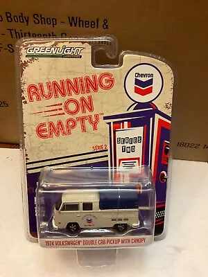 Greenlight Running On Empty 1974 Volkswagen Double Cab Pickup Truck CHEVRON • $5.95