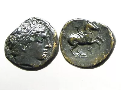 PHILIP II MACEDONIA AE17___3 Time Olympic Champion__FATHER OF ALEXANDER - GREAT • $13.50