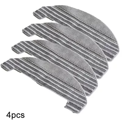 Effortless Stain Removal With 4 Pcs Mop Cloth For M8 Pro Robotic Vacuum Cleaner • £11.96