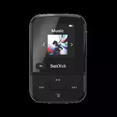 SanDisk 32GB Clip Sport Plus MP3 Player Black - SDMX30-032G-G46K • $59.99