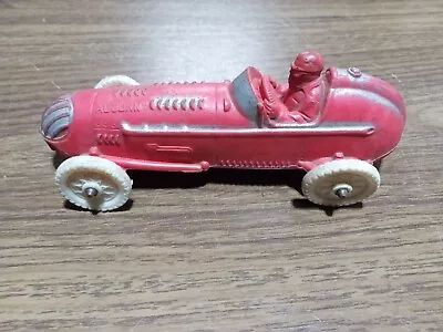 Rare Vintage Auburn Rubber Indy Style Race Car Midget Red Sprint Roadster • $14.95