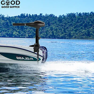 $128 • Buy 40/45/58/65lbs 12V Electric Outboard Trolling Motor Fishing Boat Kayak Engine