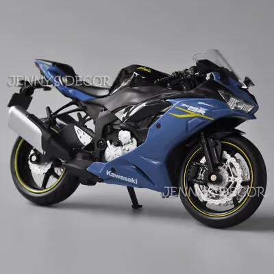 1:12 Scale Diecast Motorcycle Model Toys Kawasaki Ninja ZX-6R Miniature Replica • $13.90