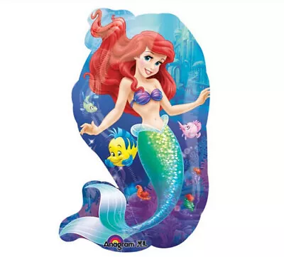 29  Little Mermaid Friends Shaped Balloon • $5.66