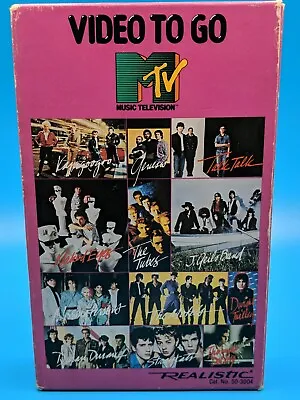 MTV Video To Go Beta Betamax 1984 Duran Duran Thomas Dolby Kajagoogoo J. Geils • $14.95