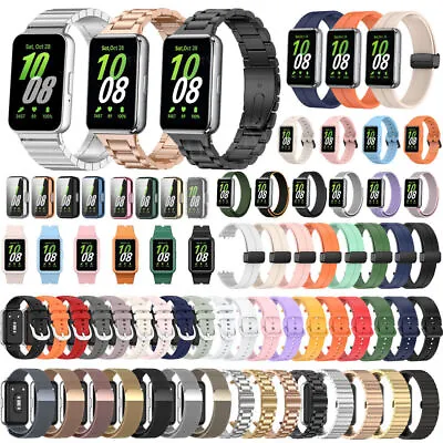 Replacement For Samsung Galaxy Fit 3 Smartwatch Metal Silicone Strap Wrist Band • $11.09