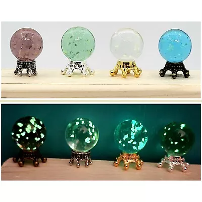 1:12 Miniature Dollhouse Glow In The Dark Crystal Ball Halloween Decor Witch • $9.99