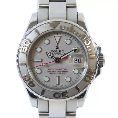 ROLEX Yacht Master Date Automatic Watch Stainless Steel Grey • $5737