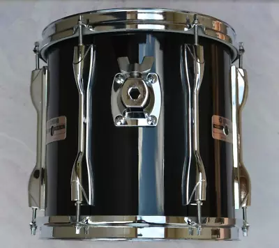 1986 YAMAHA RECORDING CUSTOM PIANO BLACK LACQUER 10  TOM For YOUR DRUM SET! I907 • $719.95