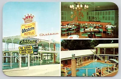Vintage Postcard The Best Western Chateau Motel Colorado Springs Colorado • $5.99
