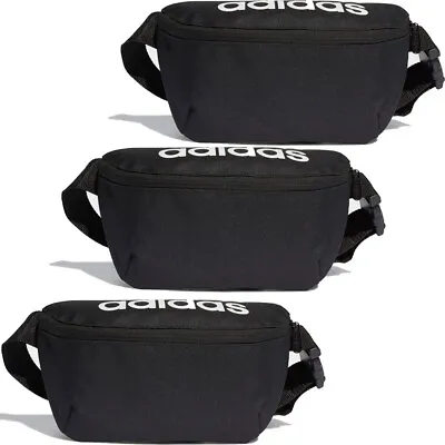 £13.99 • Buy Adidas Shoulder Belt Bags Crossbody Bum Bag Daily Fanny Hip Waist Pack Black