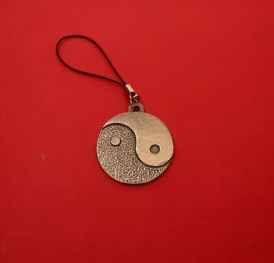 Yin & Yang Charm For Bag Purse Luggage Phone Mum Dad Celestial Wellbeing Gift • £5.99