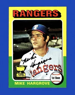 1975 Topps Set-Break #106 Mike Hargrove RC NR-MINT *GMCARDS* • $1