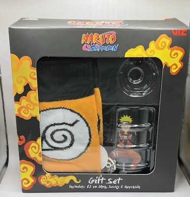 2022 NARUTO Shippuden Gift Set: 12oz Mug Socks & Keychain By CultureFly - NIB • $28