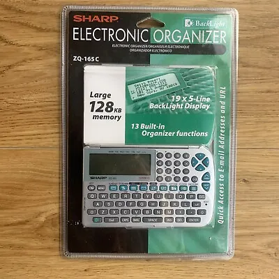 £44.99 • Buy Vintage Sharp Electronic Organizer ZQ-165C 128kb New Sealed