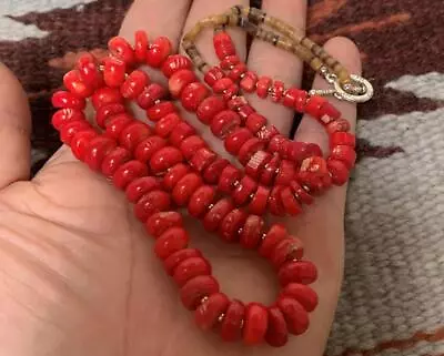 23  Gorgeous South Western Red Coral Necklace(b140g) • $10.50