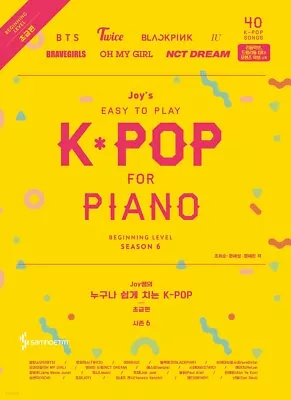 Joy’s K-POP For PIANO [S6 Beginner’s] Sheet Music Score Book BTS & BLACKPINK • $44.52