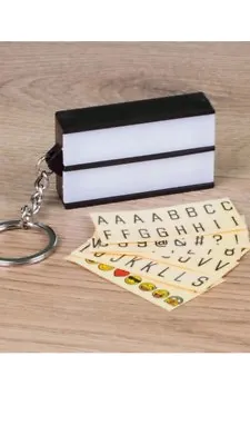 £7.99 • Buy KEYCHAIN LIGHTBOX - Make Your Own Message - LOOM - THUMBS UP