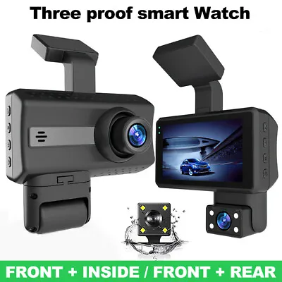 $40.99 • Buy HD Car Dash Cam Camera Recorder Dual Lens Front And Inside Cam DVR Night Vision