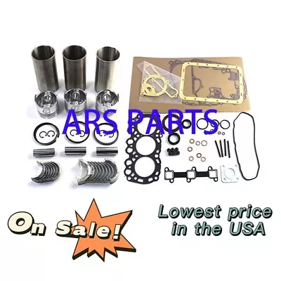 Mitsubishi L3E L3E-61SDH Engine Overhaul Rebuild Kit Fits Volvo EC15 21mm Pin • $225