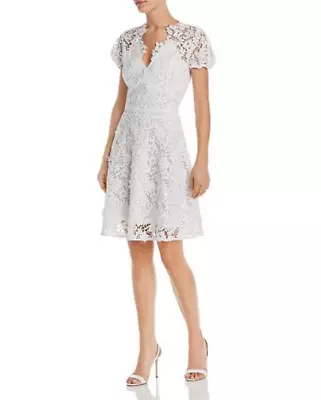 $76.49 • Buy Shoshanna Santenay Lace Fit-and-Flare Dress $398 Size 2 # 8B 1017 NEW