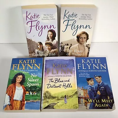 Katie Flynn 5 X  Paperback Book Bundle  Inc Rainbow's End  The Rose Of Tralee • £12.75