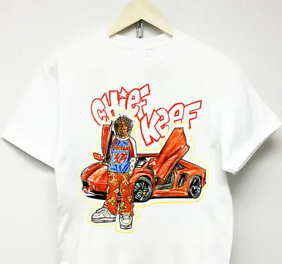 CHIEF KEEF T-SHIRT Rap Tee Off Travis Vlone Tour Merch White Scott Drake Kanye • $24.65