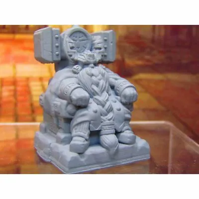 Dwarven King On Stone Dwarf Throne Mini Miniature Dwarf 3D Printed Model 28/32mm • $10.99