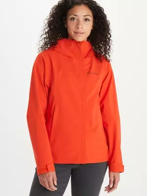 New Marmot Women's Minimalist Jacket Red Sun Orange Gore-tex Windproof Size Xs • $79.99