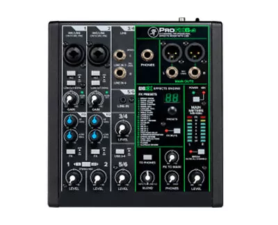 Mackie ProFX6v3 6-Channel Analog Mixer With Onyx Mic Preamps Effects And USB • $134.99