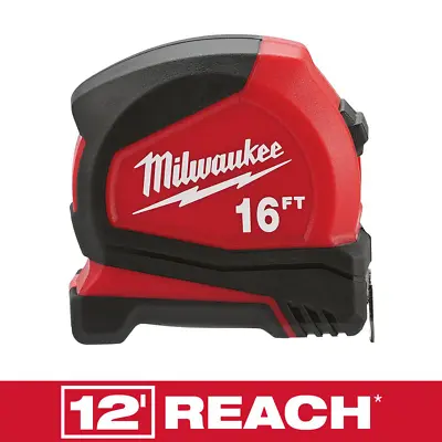 16 Ft. Compact Tape Measure • $14.60