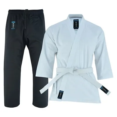 Playwell Karate Mix Cotton Uniform White 9oz Adults Gi Students Suit Outfit • £37.99