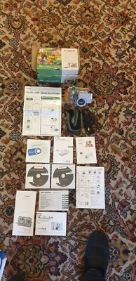 £40 • Buy Canon PowerShot A75 Digital Camera Boxed W/ Manuals + Case + Underwater Housing