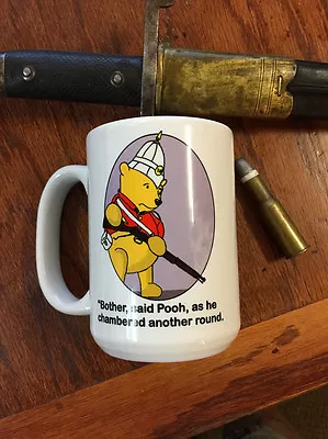 Martini Henry Pooh Coffee Mug Zulu  Redcoat British Army 577/450 • $12.99