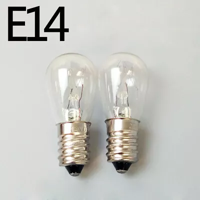 E14 Small Screw Light Bulb 220V 110V 24V 15W 8W 5W Oven Refrigerator Cooker Hood • $6.25