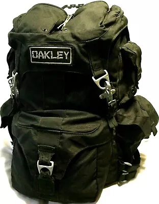 RARE OAKLEY AP MECHANISM BACKPACK Black Mountain Division Hiking Day Pack Bag • $423.99