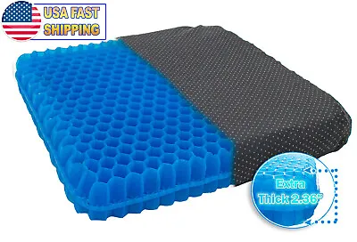Gel Honeycomb Cooling Seat Cushion THICK 2.4  Breathable Ergonomic  Orthopedic • $24.95
