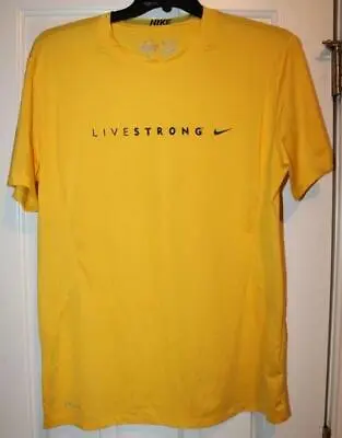 Nike LIVESTRONG Men's Pro Combat Fitted Dri-Fit Training Shirt Top Large • $17.50