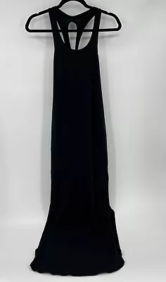 Lululemon Restore Revitalized Tank Dress Slit Hem Stretch Maxi Cross Strap • $33