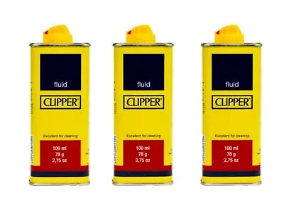 100ml Clipper Fuel Universal Petrol Lighter Refill Home Garage Cleaning Fluid • £4.99