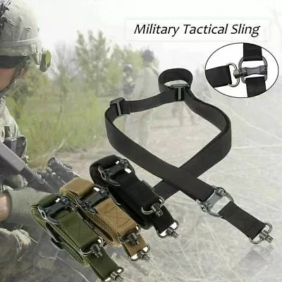 Retro Tactical Quick Detach QD 1 2Point Multi Mission 1.2  Rifle Sling Adjust US • $11.16