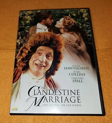 THE CLANDESTINE MARRIAGE DvD 2000 Nigel Hawthorne Joan Collins Timothy Spall • $6.50