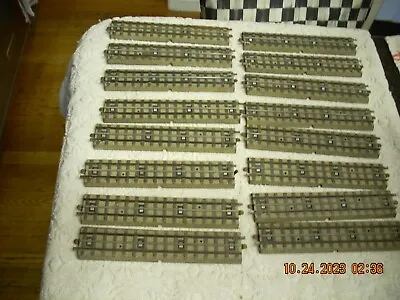Vintage Marklin Western Germany HO 16 Straight Track Sections 3 Rail 1950s • $9.99