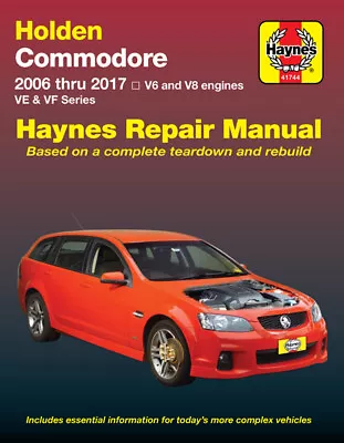 Holden Commodore VE VF 2006-2017 Workshop Repair Manual 41744 • $59.50