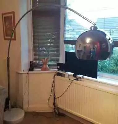 £190 • Buy Antique Chrome Arc Lamp
