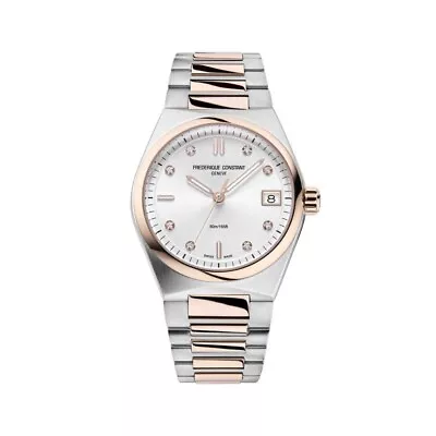 Frederique Constant Women's Highlife Silver Dial Two-tone Bracelet FC-240VD2NH2B • $850