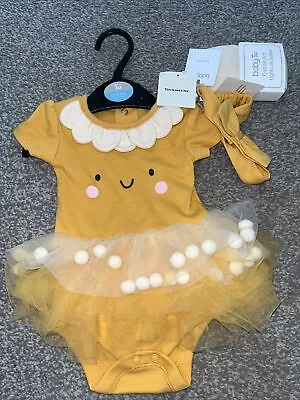 Tu Baby Girl Bodysuit. 0-3 Months. Smiley Sunflower. New With Tags! • £6