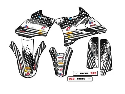 2002-2014 YZ 85 MERICA Grey Senge Graphics Kit Compatible With Yamaha • $126.49